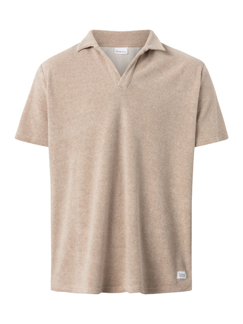 Kenntnisgecotton Bekleidung - Terry Polo - Gots/Vegan - Safari